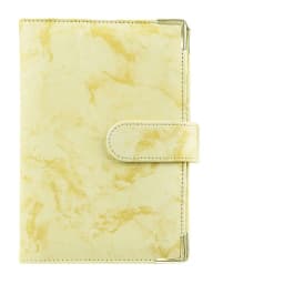 A5 A6 White Black Color Marble Binder DIY Binder Only Cover Diary Agenda Planner Paper Cover School Stationery