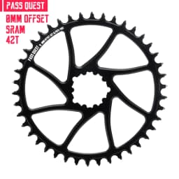 Round Oval 0mm Offset For SRAM Gx XX1 Eagle GXP PASS QUEST Crankset Round MTB Narrow Wide Chainring 28T 30T 32T 34T 36T 38T