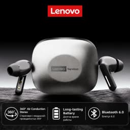 Choice Lenovo LE209 Wireless Bluetooth Earphone AI Mic Noise Reduction Waterproof Business Headphone Low Latency Gaming Headset
