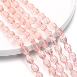 1 Strand 6-12mm Spacer Water Drop Beads AB Shine Glass Crystal Drop Pendant for DIY Earing Bracelet Jewelry Making Accessories