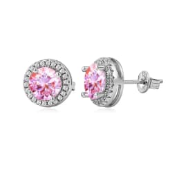 Pass Diamond Tester Pen Moissanite And Zircon Stud Earrings For Women 100% Real 925 Sterling Silver GRA Certificates D VVS1