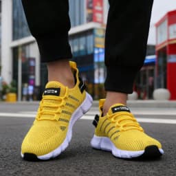 Running Shoes for Men Lightweight Soft Soled Mesh Breathable Lace Up Casual Shoes Outdoor Exercise Tenis Masculino Sneakers Men