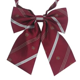 Polyester JK Necktie Simple Plaid Neckwear Striped Neck Tie Clothes Accessories Cravat Uniform Bow Tie Women Men
