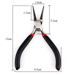 High Quality DIY Jewelry Making Tool Kits Pliers Sets Round Nose Plier Side Cutting Pliers Wire Cutter Scissor Beading Tweezers