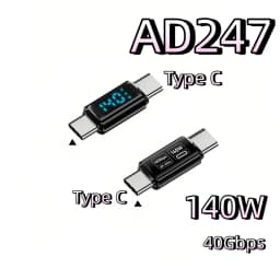 140W 60W 36W USB Type C Converter Digital Display 40Gbps 8K Video Fast Charging USB Adapter for iPhone 17 iPad Laptop Monitor