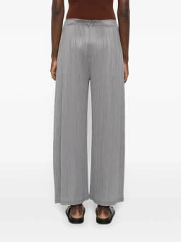 Miyake Pleated Mid-weight Straight Side Pocket Pants