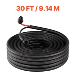 SucceBuy 30FT/50FT/100FT Solar Panel Extension Cable with Flame Retardant Protective Sleeving Female and Male Connectors for RV