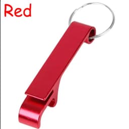 200Pcs Beer Bottle Openers Colored Bottle Opener Keychain Aluminum Alloy Colorful Mini Pocket Beer Beverage Opener
