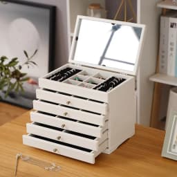 Big Size Wood Jewelry Storage Box Drawer Ring Necklace Jewelry Boxes Organizer Case Earrings Display Bangles Tray Accessories