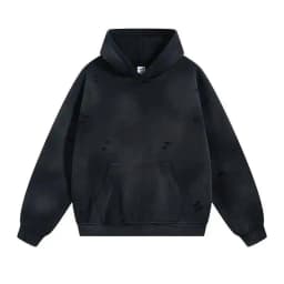 IEFB Spring New Trendy Sets Washed Sweatshirt Sweatpants Splash-ink Spray Dye Velvet Hoodies Autumn Male Wear Menwear 9W125