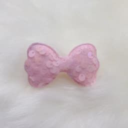 42Pcs/Lot 6*3.5cm Glitter Sequin Bowknot Padded Appliques For DIY Headband Accessories And Craft Clothes Sewing Supplies
