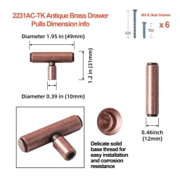 Antique Solid Zinc Alloy Cabinet Pull Furniture Handle Furniture Handle & Knob Drawer Wardrobes Kitchen Handle