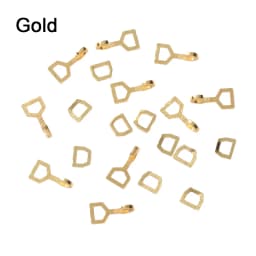 10 Sets Newest Metal 14mm Mini Ultra-small Belt Buckle Doll Bags Buckles Diy Doll Buttons Shoes Accessories