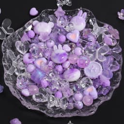 Cute Assorted Acrylic Beads Random Style Flower Butterfly Heart Beads for DIY Mobile Phone Chains Bracelets Jewelry Making 50g