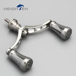 Heighten Spinning Reel Double Rocker Arms - 80/98mm Axle Spacing, 20mm Knob Diameter | Fits Daiwa & Shimano Reel Mod Parts