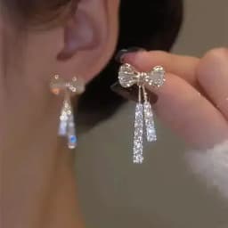 Irregular Smudging Resin Blue Jelly Ice Cute Geometric Bean Stud Earrings for Women Unique Design Party Jewelry Christmas Gift