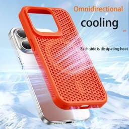 Cooling Heat Dissipation Magnetic Phone Case For iPhone 18 17 16 15 14 13 12 11 Pro Max Breathable Hard Back Cover For Magsafe