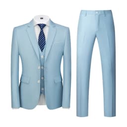 16 Colors ( Jacket + Vest + Pants ) Men's High Quality Formal Business Slim Fit Mens Suit Best Groom Wedding Tuxedos 3 piece Set