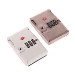 Metal Password Lock 3 Digit Combination Lock Travel Suitcase Luggage Chest Hardware Lock Coded Locker Gift Case Padlock