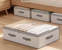 1pc Under-bed Storage Bag for Clothes / Large Capacity Dust-proof Storage Bag