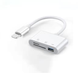 For iPhone TF SD Card Reader Adapter For Apple iPhone 14 13 3.0 OTG Card Reader Camera Photo Transmission Phone Accessories