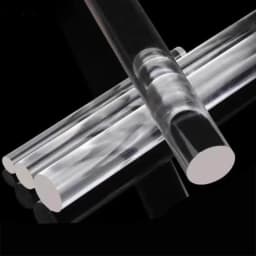 Clear Acrylic Rod Solid Round Bar PMMA Plastic Plexiglass