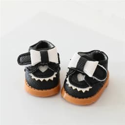 3.5cm Doll Canvas Shoes Leather Shoes For 15 17 cm For Labubu Doll Mini 1/6 BJD OB27 10cm Cotton Doll Clothing Outfit Accessory