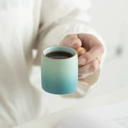 New Chinese Style Coarse Pottery Insulated Espresso Cup Wooden Ball Handle Professional Barista Used Black Coffee Mug Cafe Shot