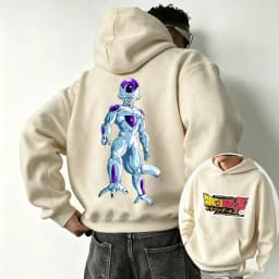 Dragon Ball Freeza Cartoon Anime 2026 New Spring and Autumn Men's and Women's Fashion Hooded Sports Hoodie