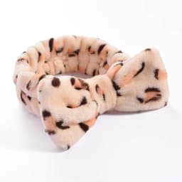 Stripe Polka Dots Leopard Coral Fleece Soft Headband Cross Top Knot Hairband Women Girls Wash Face Spa Headwear Hair Accessories