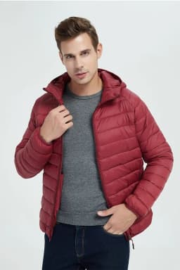 men winter cotton padded coat stand collar hooded lightweight warm casual loose daily street versatile all match male outerwear