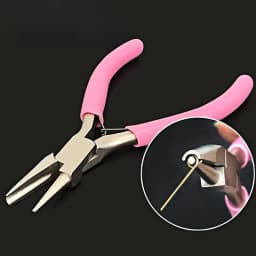 6Styles Mini Pliers Diagonal Round Bent Needle Nose Handcraft Beading Insulated Cutter Pliers For Jewelry Making Tools
