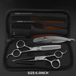 VP Professional Hairdressing Scissors Barber Set 5.5 6.0 Hairdresser Hair Beauty Scissors Set Cutting Hair Thinning Salon Tools