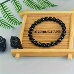 4 Pcs/Set Bohemian Gemstone Bracelet Wealth & Love Amethyst Tiger's Eye Obsidian Blue Apatite Bead Bracelet Lucky Success Gift