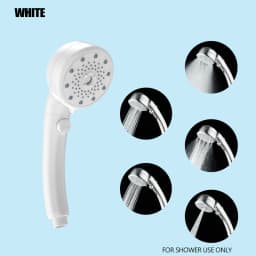 Nano-Bubble Shower, 5 Modes, Handheld Water Stopper, Pressure Boosting Function, Water-Saving Design Shower