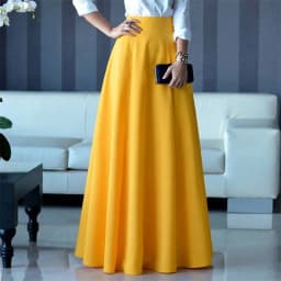 2026 ZANZEA Women Elegant Party Maxi Skirts Spring High Waist Faldas Saia Stylish Long Jupe Solid A-line Pleated Skirt Oversize