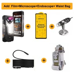 Ulefone Armor 34 Pro + Projector Rugged Phone 16GB+512GB Night Vision 6.95'' Android 15 Dimensity 7300 25500mAh 5G Smartphone