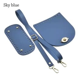 1/3pcs PU Leather Shoulder Bag Bottom Strap Handbag Shoulder Strap Woven Bag Set For DIY Handmade Bag Backpack Accessories
