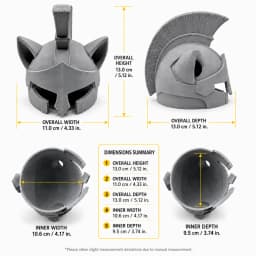 3D Printed Odysseus Spartan Cat Helmet Ancient Greek Warrior Pet Costume Cosplay Headgear Photo Prop Model Accessory Gift