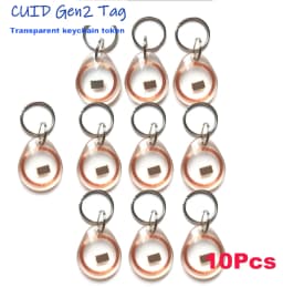 RFID Keychain Token 13.56mhz CUID Changeable Wet Inlay NFC Tag Sector 0 Block 0 UID Rewritable For NFC Andriod MCT Copy Clone