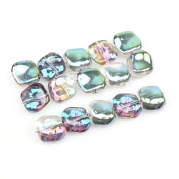 12mm 20pcs Austria Crystal Beads Irregular Smooth Glass beads Beads for Jewelry Bracelet Making DIY Crafts Gifts