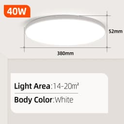 Led Ceiling Lights Round Ceiling Lamp IP44 Waterproof Panel Light for Bedroom Living Bathroom Room Luminair Home Decor Lighting
