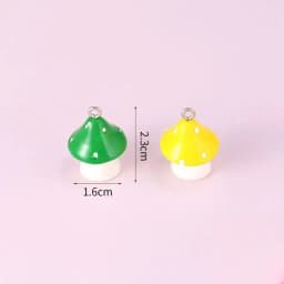 10pcs Resin Imitation Strawberry Shape Charms For DIY Key Chain Necklace Pendants Ornament Jewelry Making Accessories