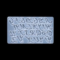 Alphabet Epoxy Resin Silicone Mold Letter Number Mould DIY Keychain Earring Pendant Epoxy Resin Jewelry Crafts Casting Mold