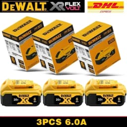 New 100% Original Dewalt 6000mAh 20V/60V Power Tool Battery DCB206 DCB205 DCB200 DCB203 For Dewalt Power Tool Battery