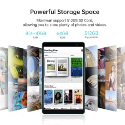 Teclast P80T 2023 Tablet (Allwinner A133 1.8GHz Quad-Core/3GB RAM/32GB ROM/8 Inch 1200*800iPS/WiFi 6/BT 5.0/4000mAh