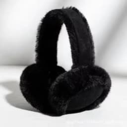 Women Suede Plush Earmuffs Wool Solid Plush Warm Outdoor Skiing Cycling Windproof Cold-Proo Winter Fluffy Ear Muffs Earflap