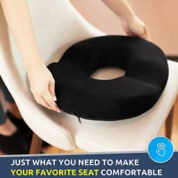 Donut Pillow for Tailbone Pain Relief, Donut Cushion for Pregnancy and After Surgery Sitting Relief, Seat Cushion for Desk Chair