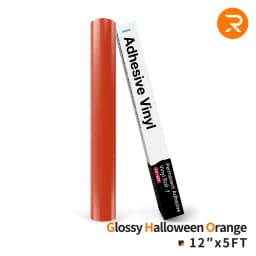HTVRONT 12"X 5ft Permanent Adhesive Vinyl Roll 30x152cm Glossy Self-adhesive Film For Cricut Craft Art Sign Decal Windows Glass