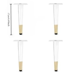 4pcs Coffee Table Support Desk Chairs Nightstands DIY Furniture Metal Legs Adjustable Furniture Table Legs for Sofa TV Cabinet